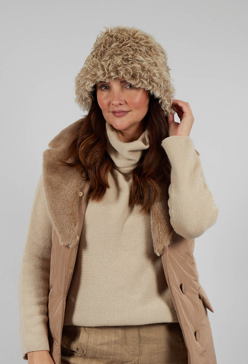 Sherling Bucket Hat in Amber