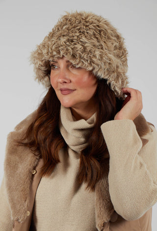 Sherling Bucket Hat in Amber