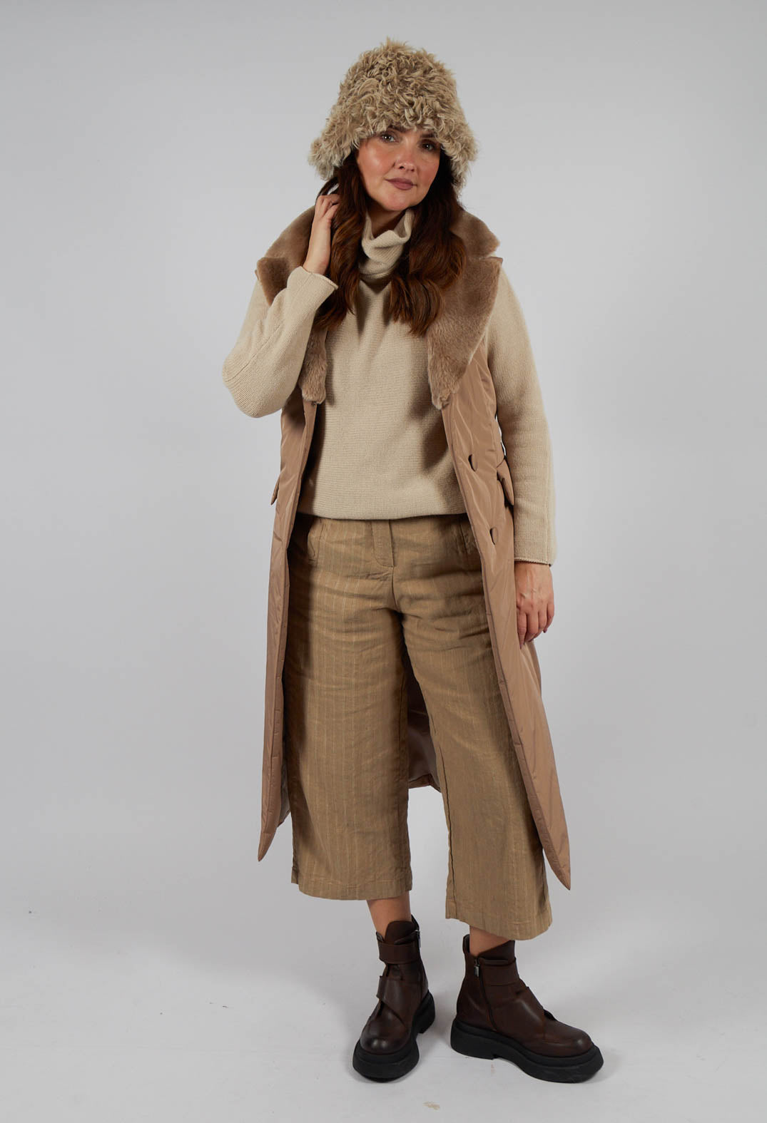 Sherling Bucket Hat in Amber