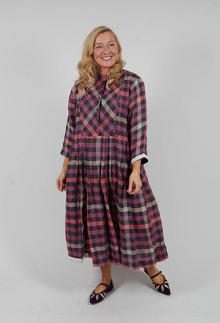 Sunny Dress in Purple Multicolour