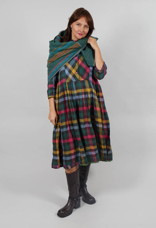 Sunny Dress in Green Multicolour