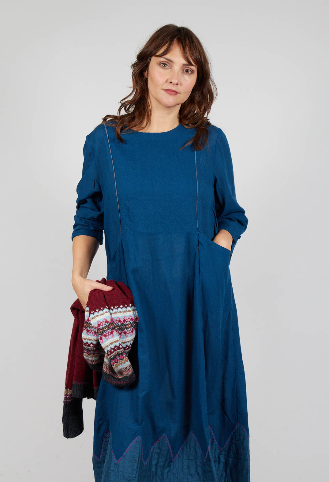 Roma Dress in Navy