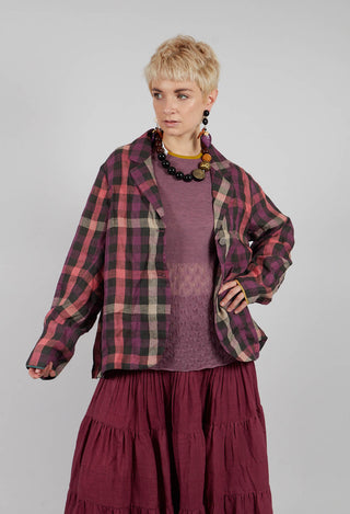 Harper Jacket in Purple Multicolour