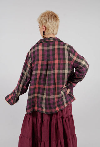Harper Jacket in Purple Multicolour