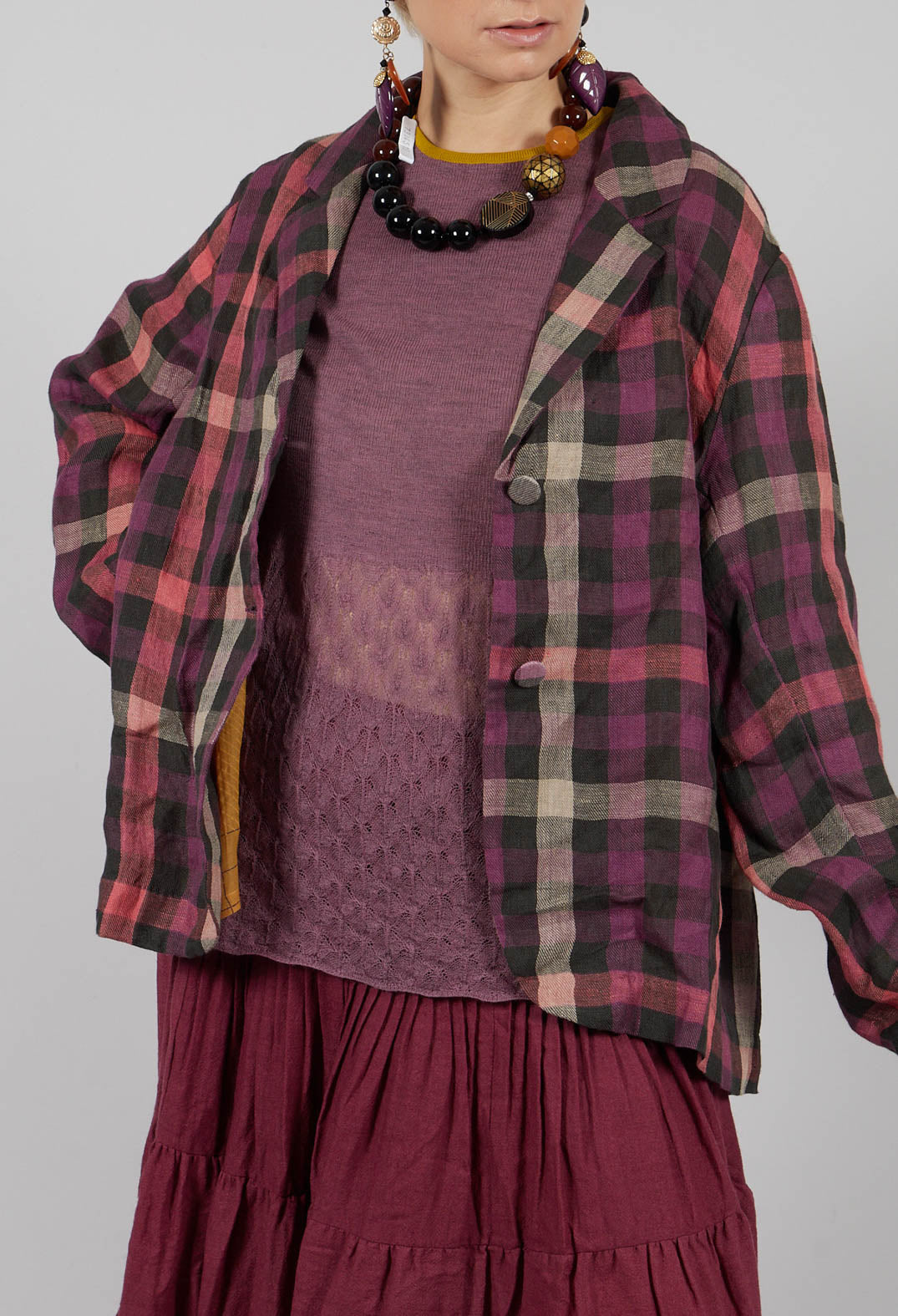 Harper Jacket in Purple Multicolour