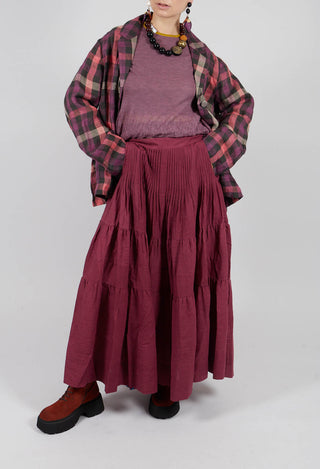 Keiko Skirt in Wine