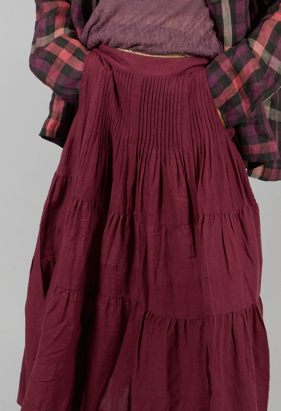 Keiko Skirt in Wine