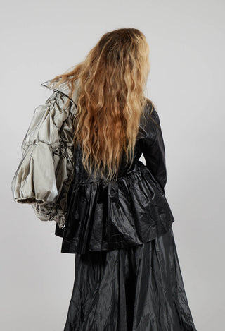 Coated Shirt in Black