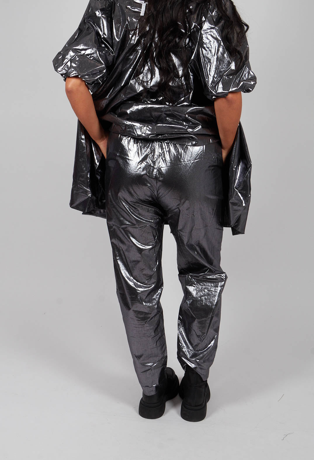 Elta Trousers in Antic Silver