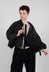 Fukkura Poplin Short Jacket in Black