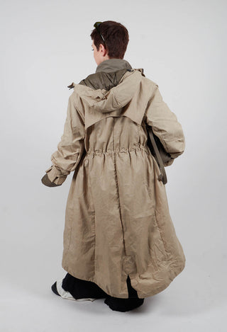 British Millerain Downcoat in Silt