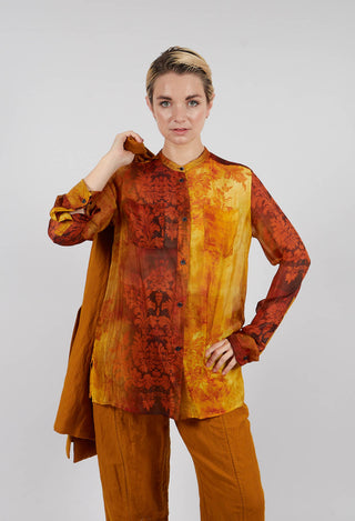 Renaissance Shirt in Stained Orange