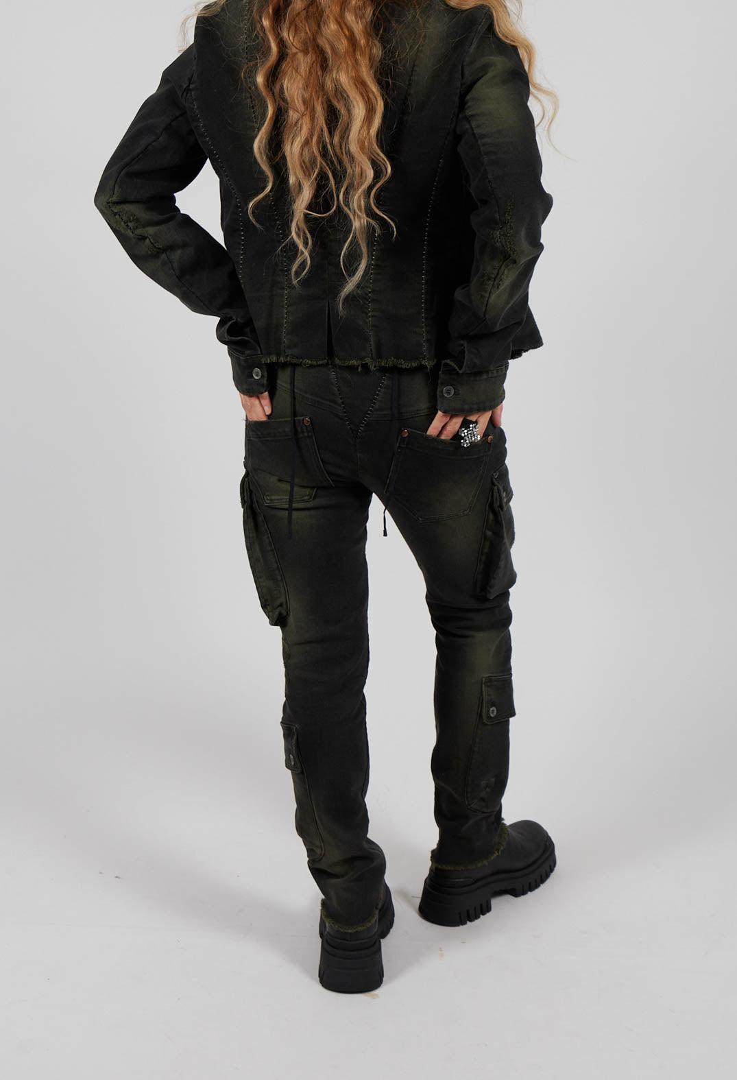 Slim Jeans in Denim Moss