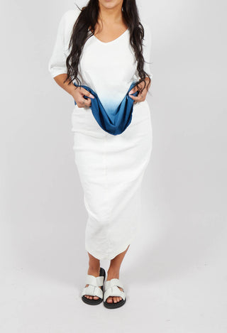 Classic Hobble Skirt with Elastane in Sahne