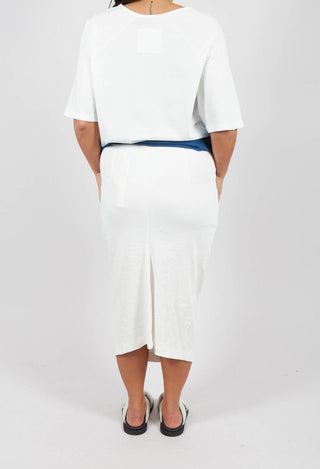 Classic Hobble Skirt with Elastane in Sahne