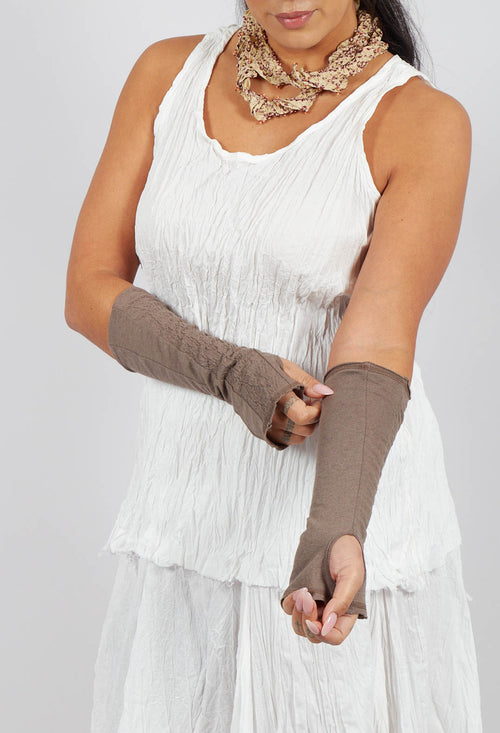 Wrist Cuffs in Naugat