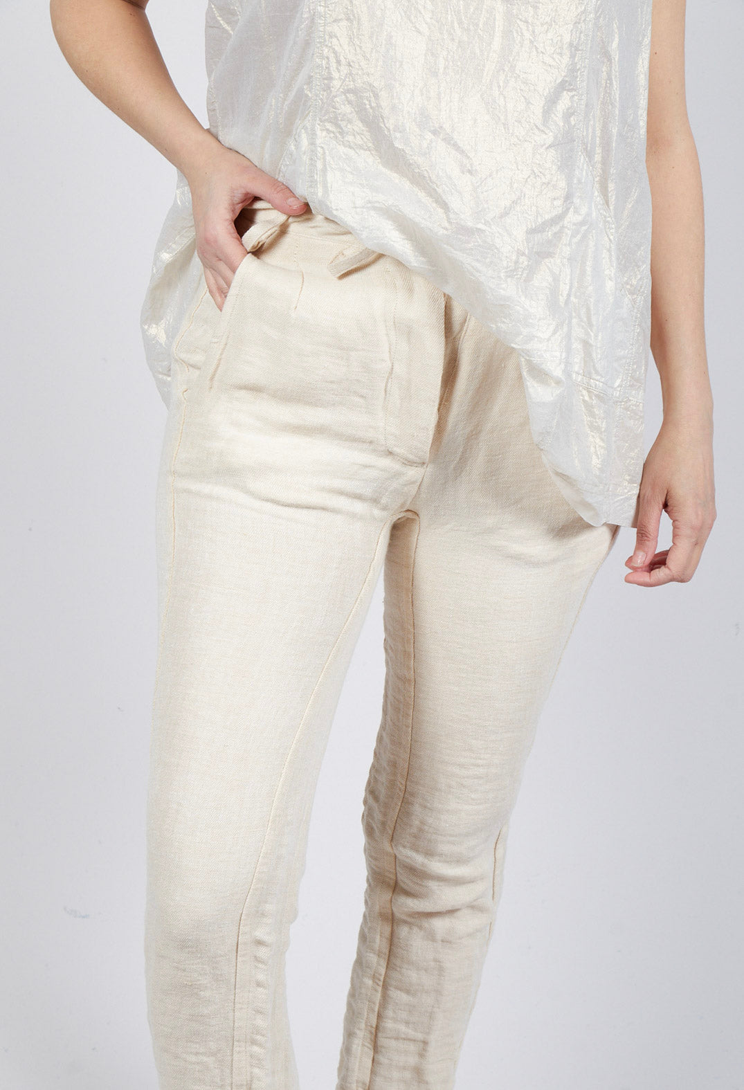 Asymmetric Belt Loop Trouser in Galaxy Dust