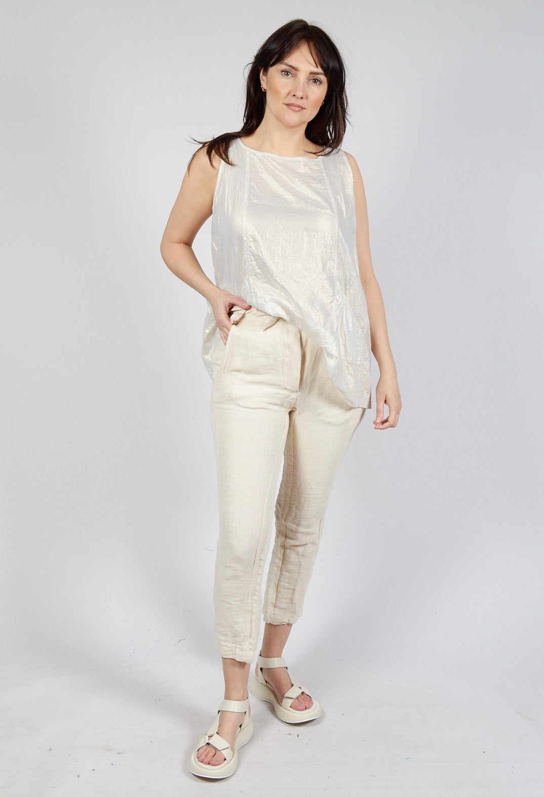 Asymmetric Belt Loop Trouser in Galaxy Dust