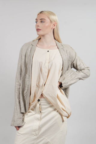 Single Button Jacket in Dust Sparkle