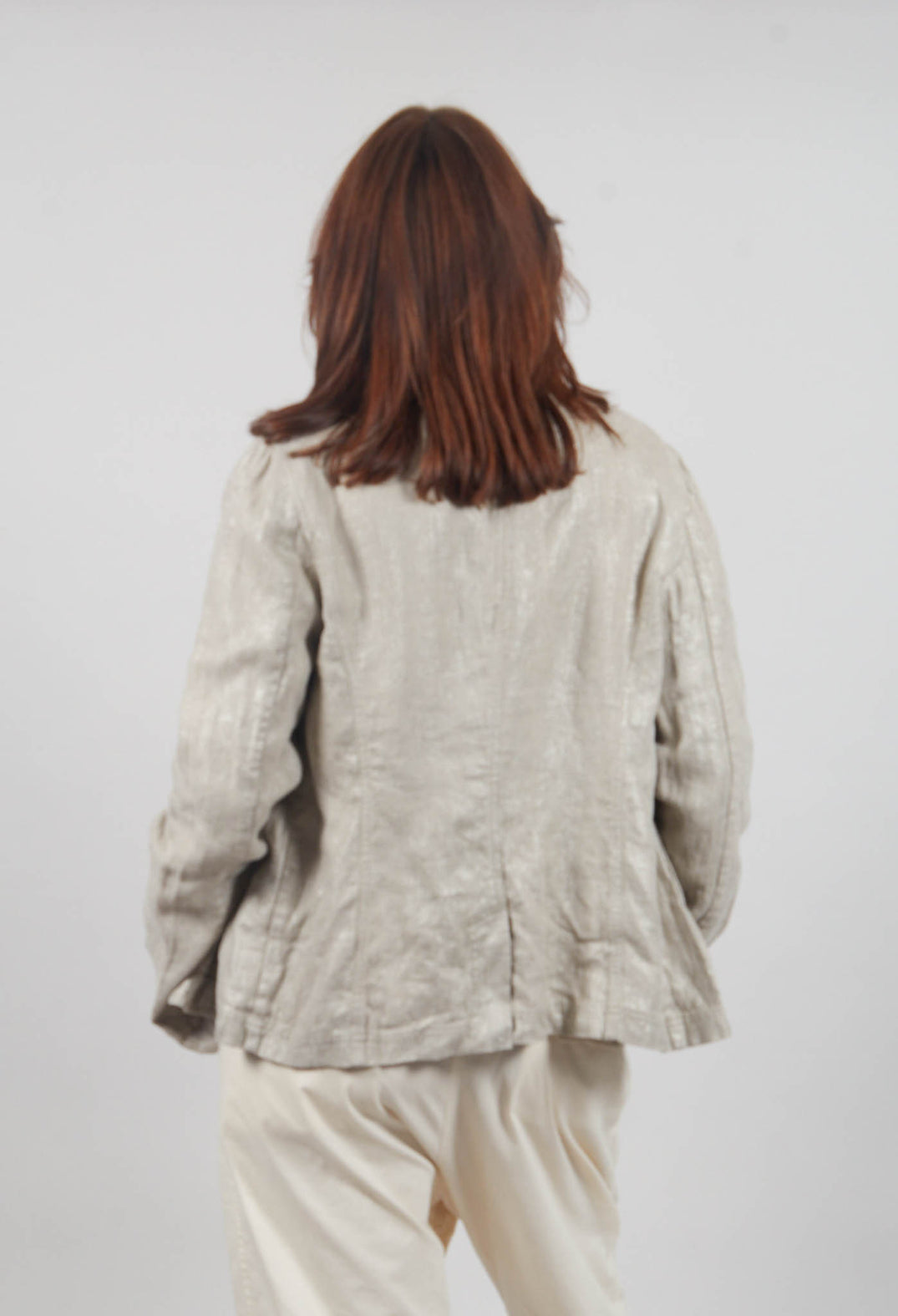 Single Button Jacket in Dust Sparkle