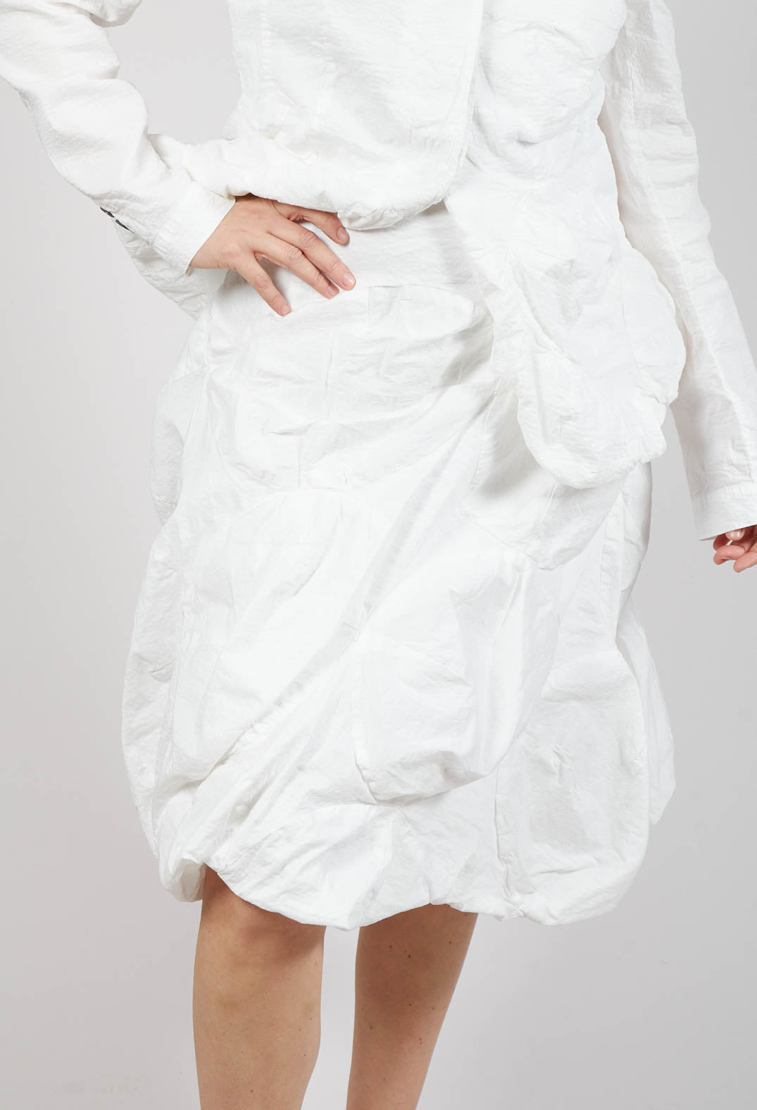 Bubble Skirt in Starwhite