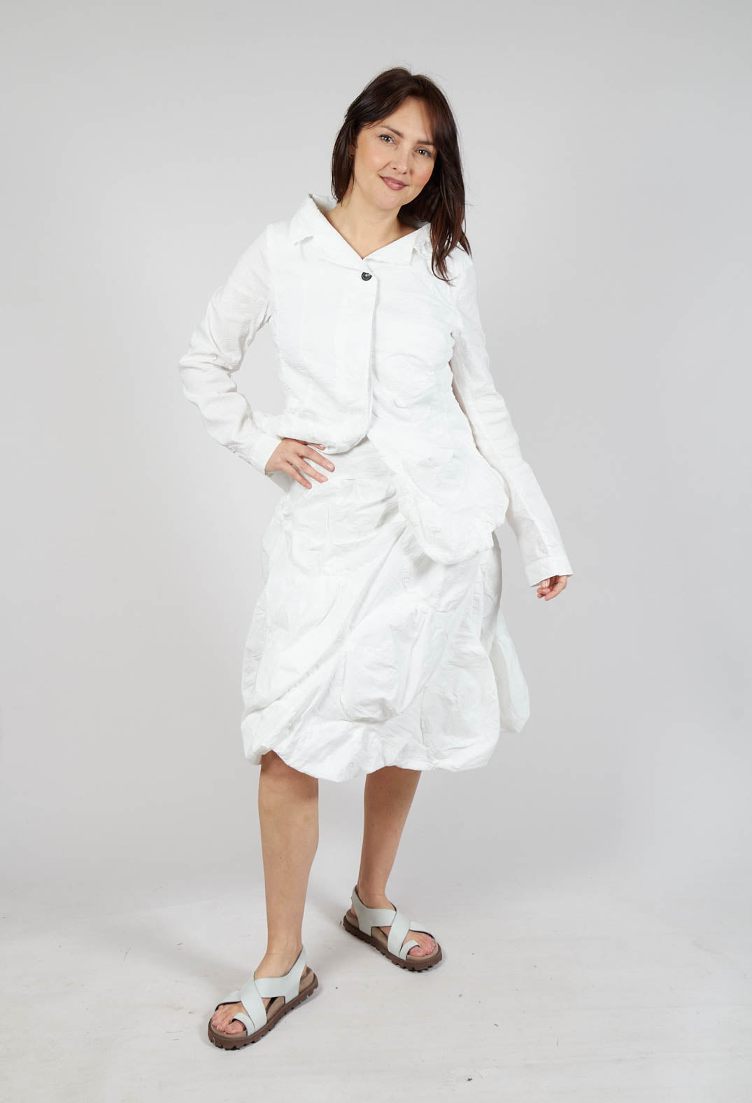 Bubble Skirt in Starwhite