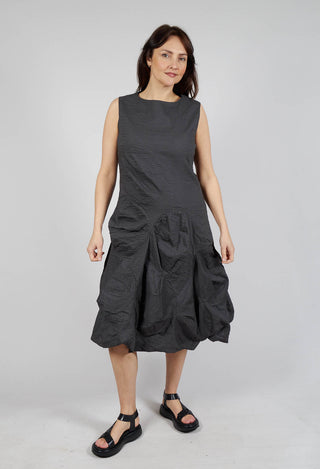 Bubble Midi Dress in Asteroid