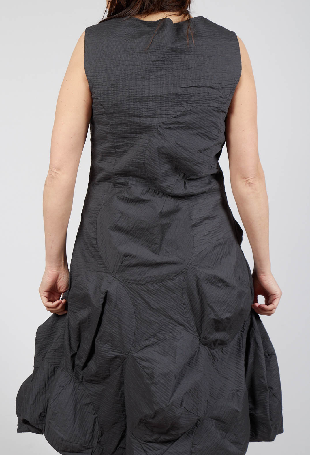 Bubble Midi Dress in Asteroid