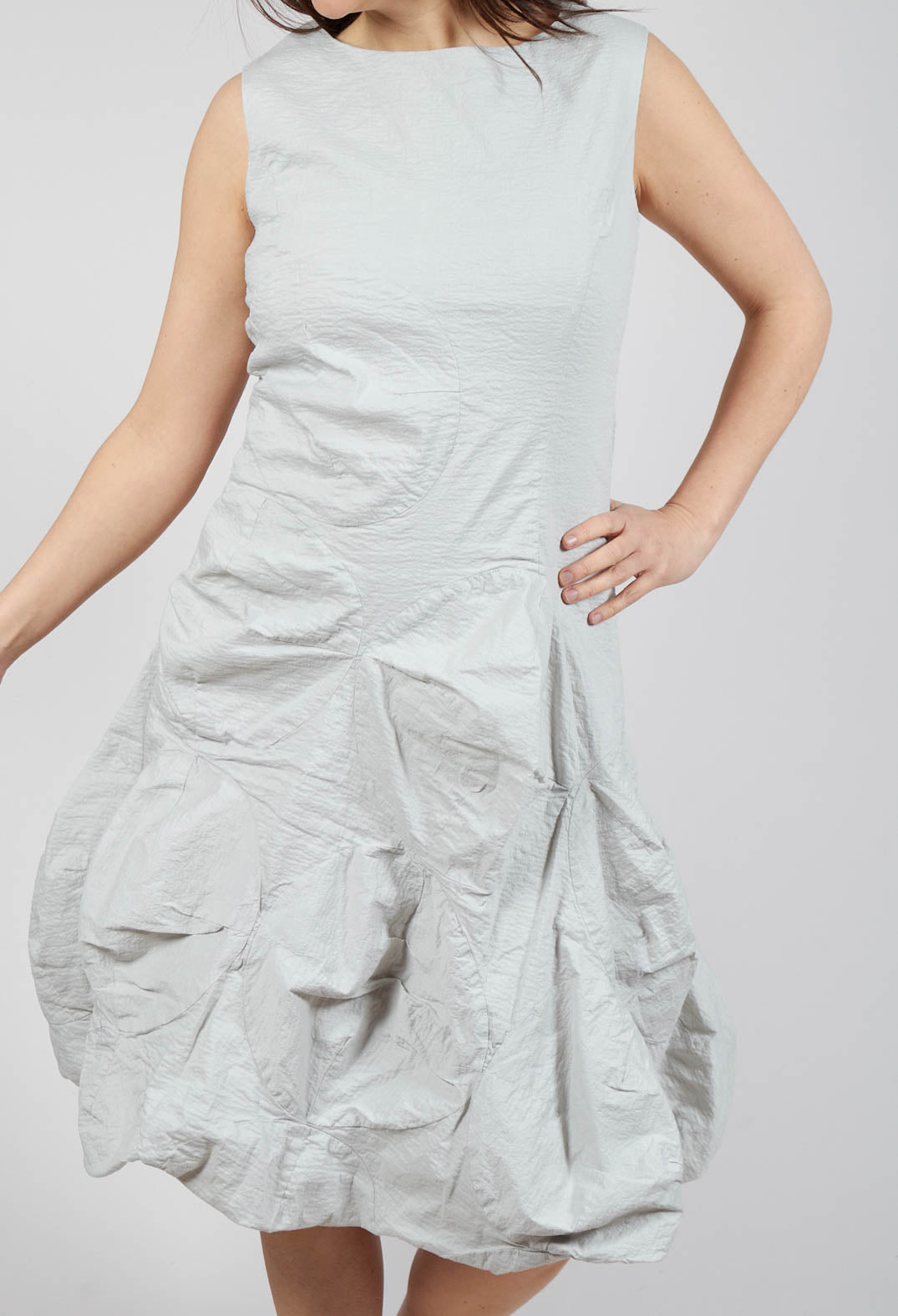 Bubble Midi Dress in Moon