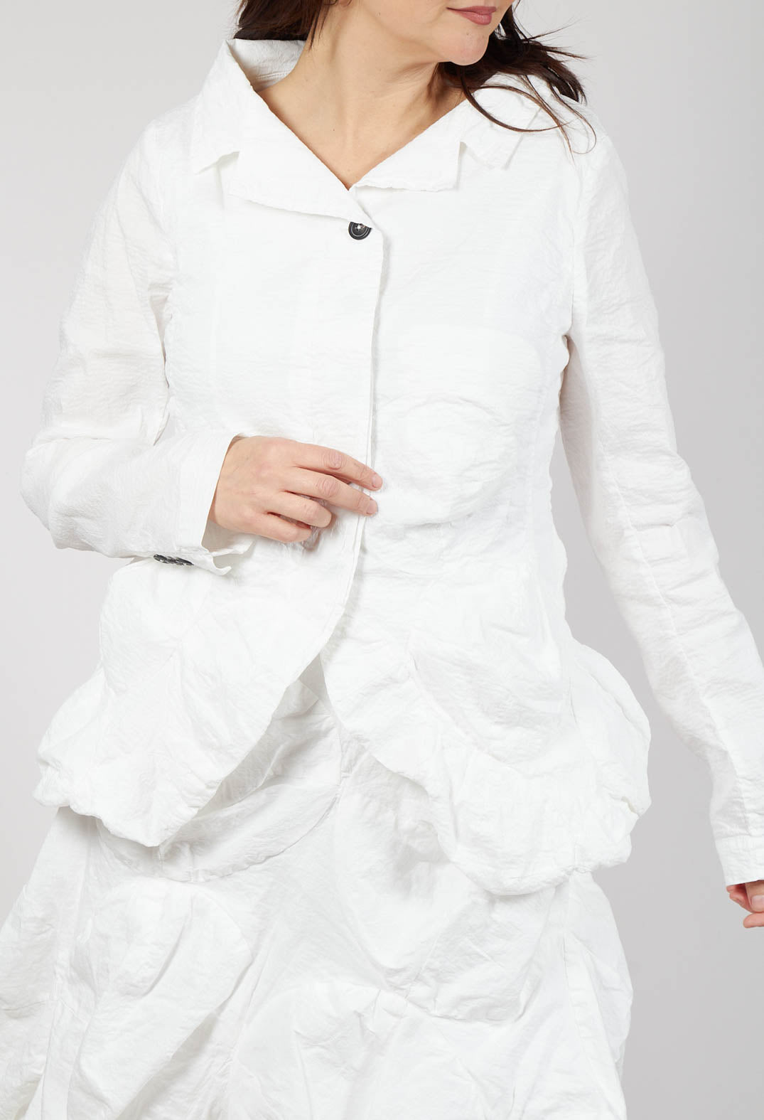 Bubble Jacket in Starwhite