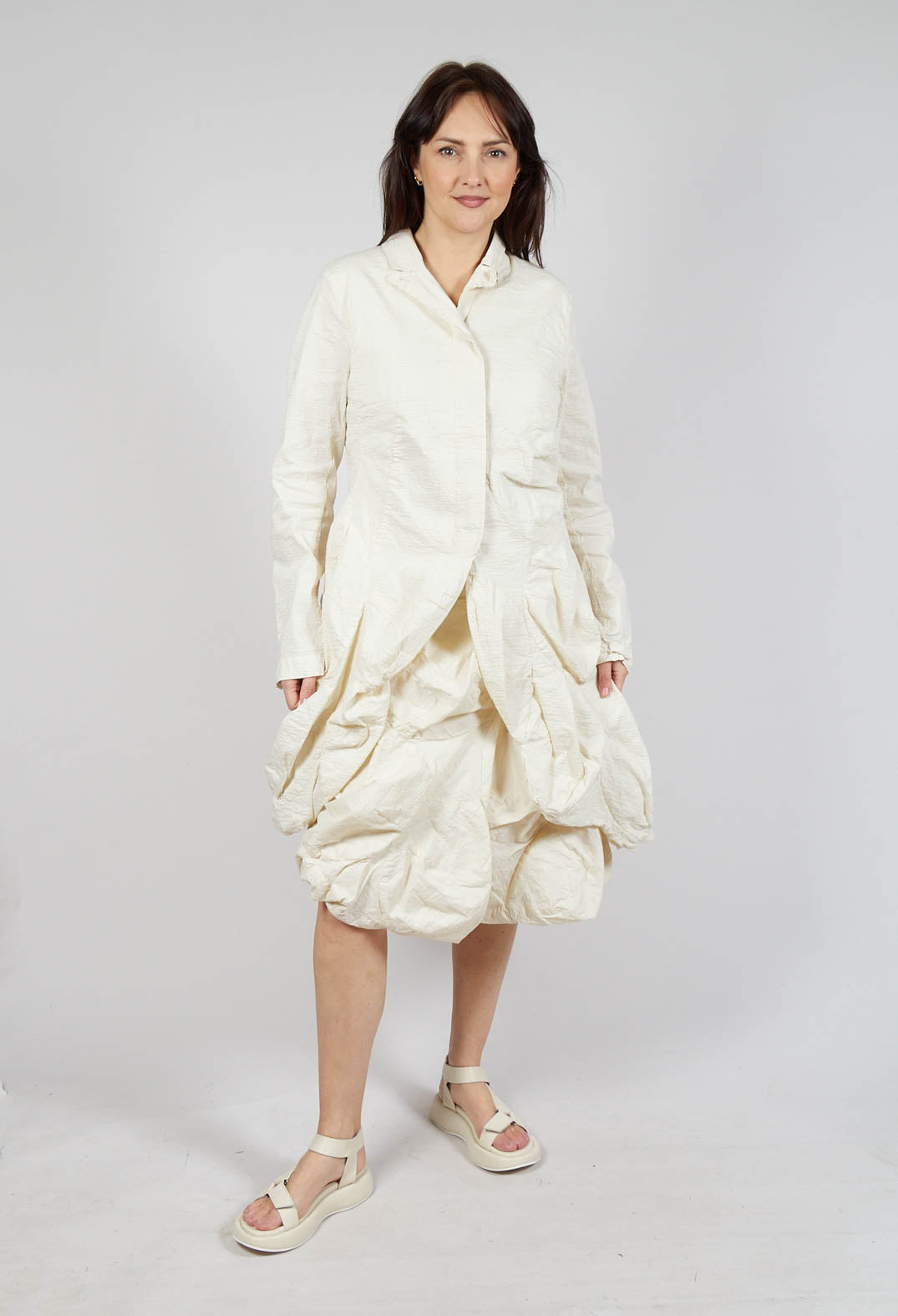 Longline Bubble Coat in Galaxy