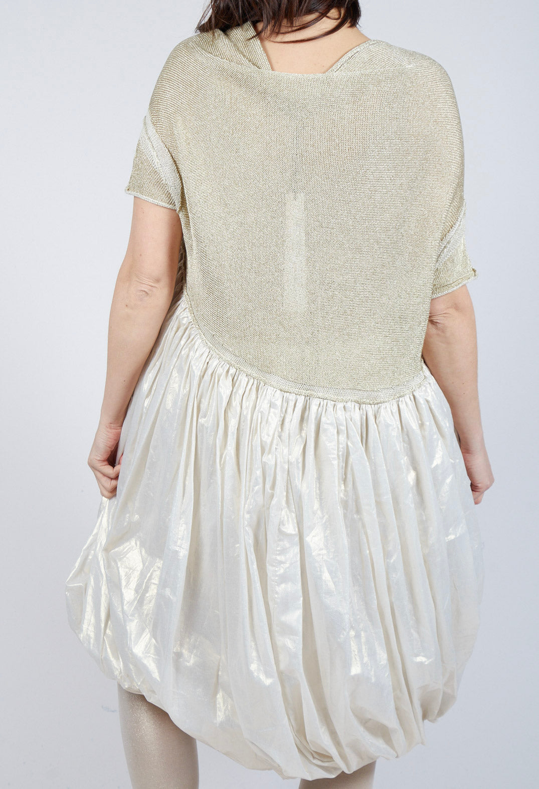 Contrast Skirt Dress in Galaxy Sparkle