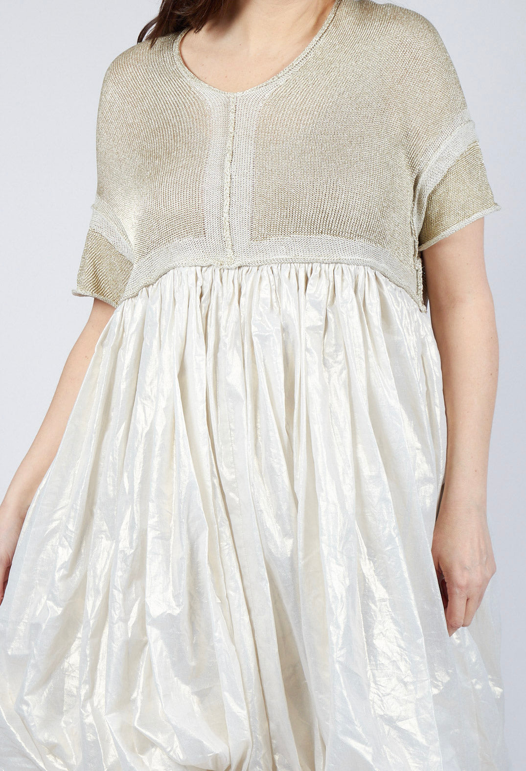 Contrast Skirt Dress in Galaxy Sparkle