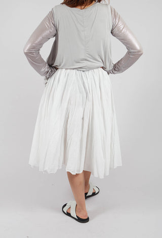 Pleated Skirt in Starwhite
