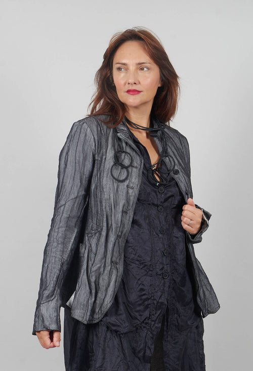 Slim Fit Jacket in Asteroid Sparkle