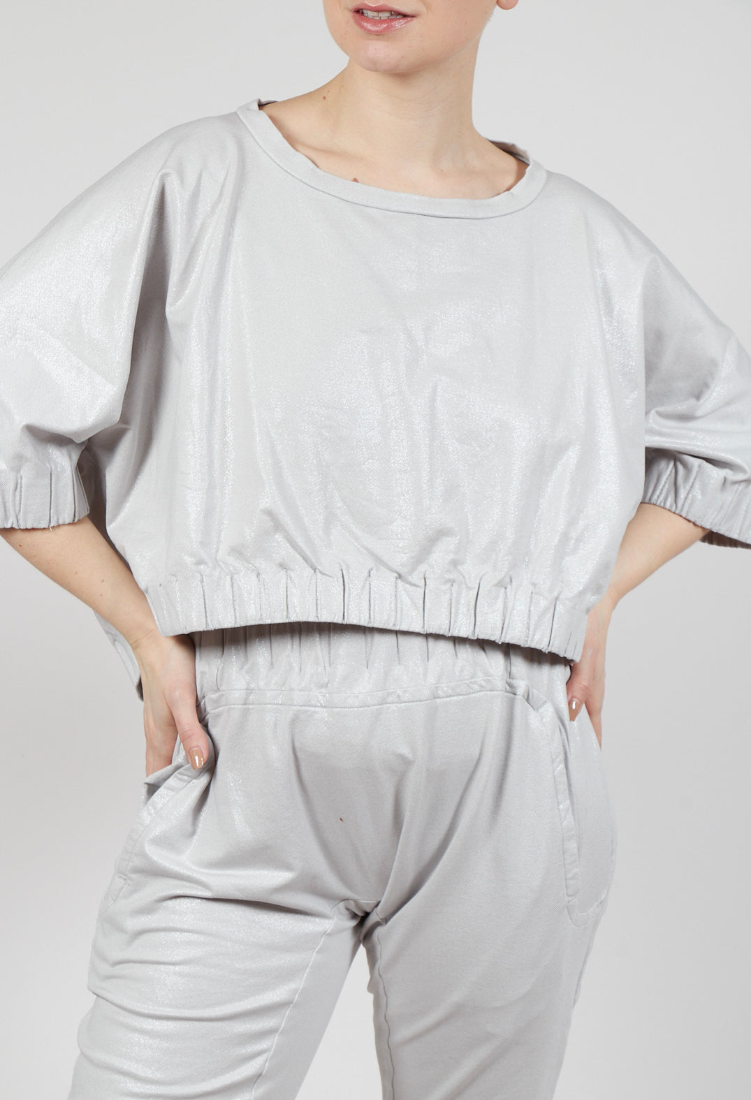 Cropped T-Shirt in Moon Sparkle