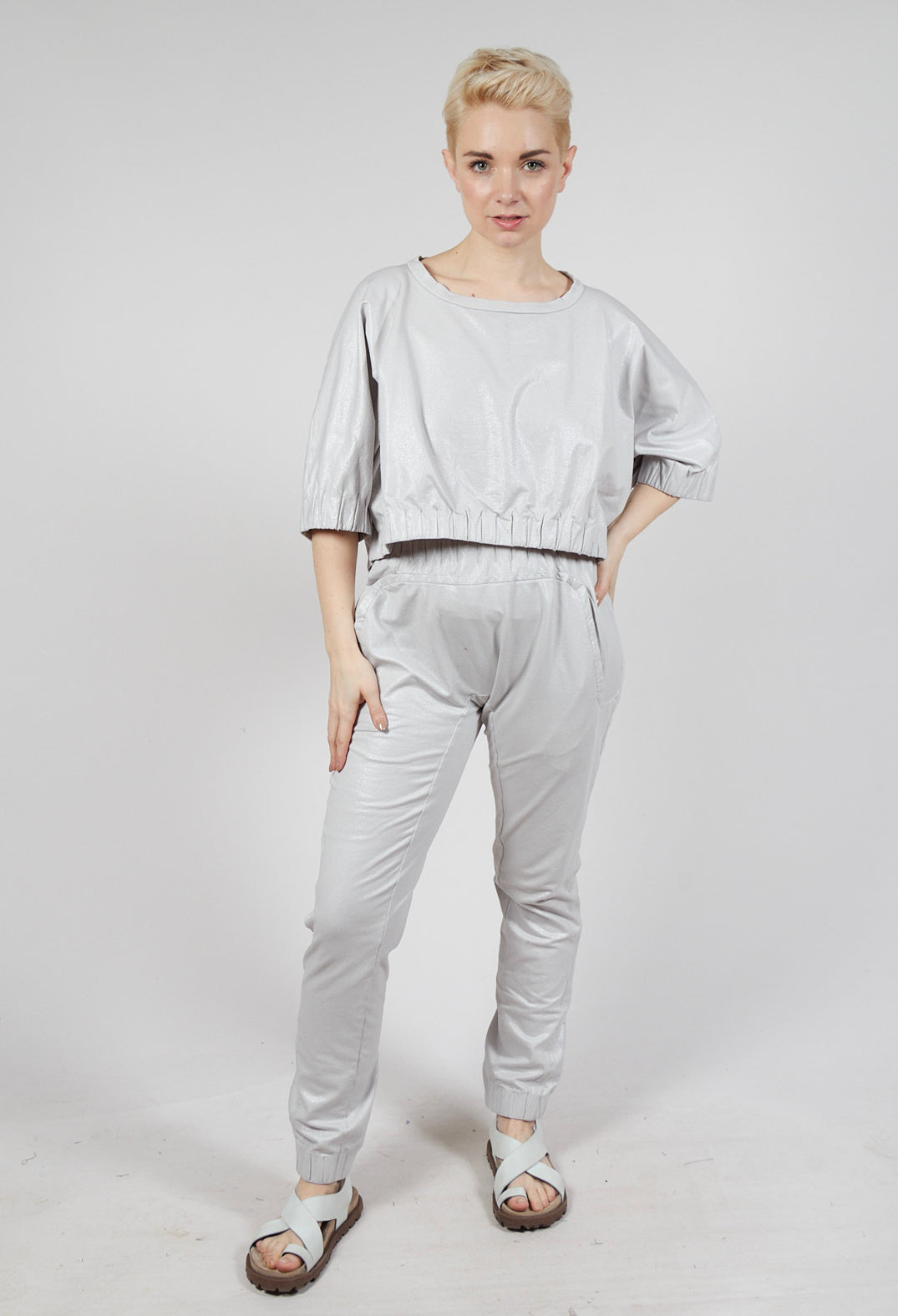 Cropped T-Shirt in Moon Sparkle