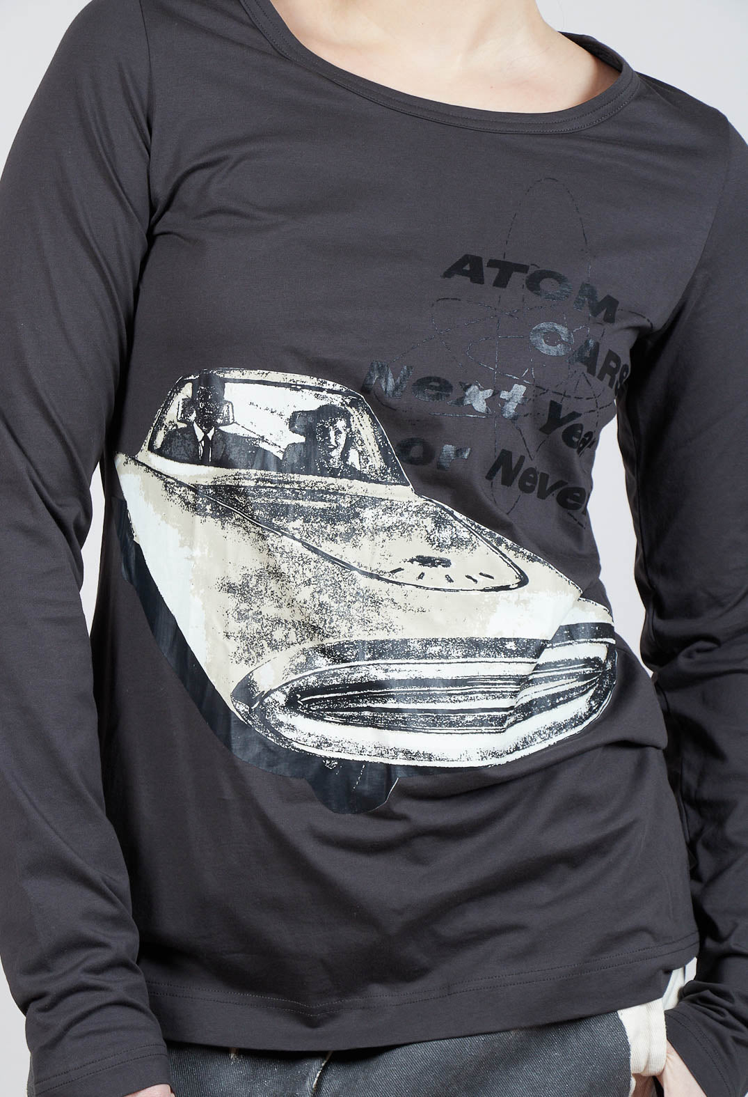 Longsleeve Top in Asteroid Print