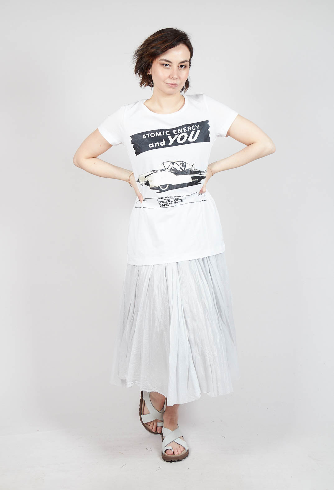 Shortsleeve Top in Starwhite Print