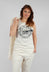 Sleeveless Vest in Galaxy Print