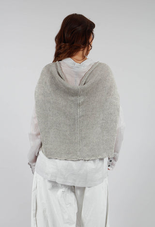 Open Knit Jumper in Moon Mel