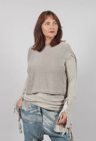Open Knit Jumper in Dust