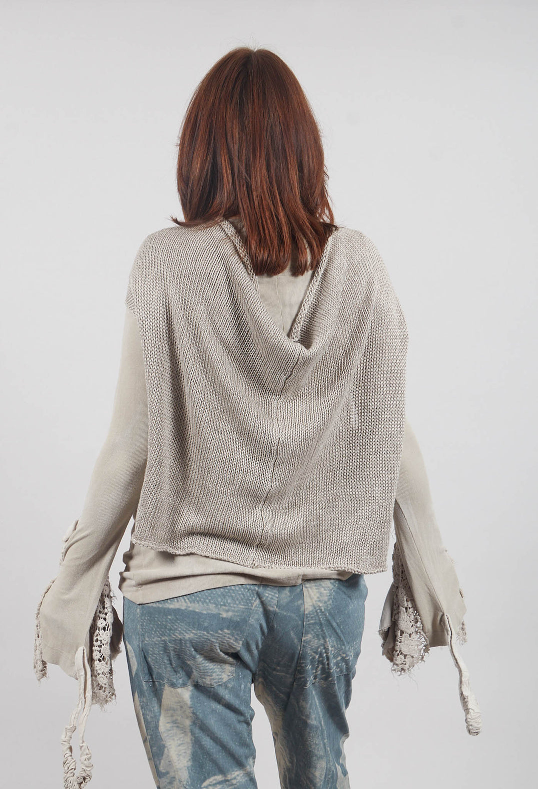 Open Knit Jumper in Dust