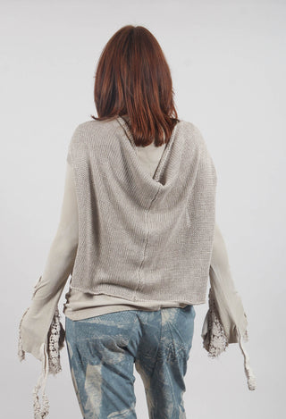Open Knit Jumper in Dust
