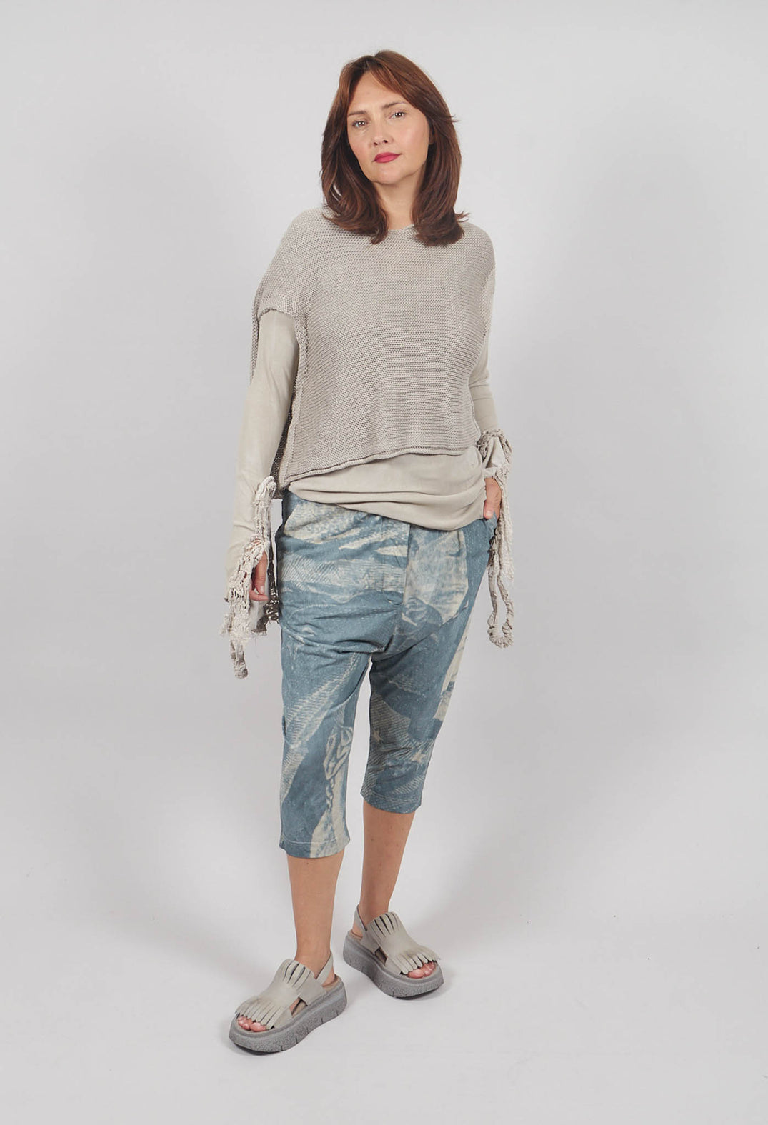 Open Knit Jumper in Dust