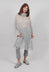 Sheer Knitted Dress in Moon Mel