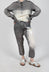 Slim Fit Drawstring Trousers in Asteroid Pigment