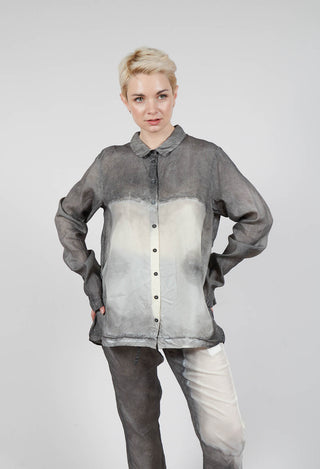 Button Up Shirt in Asteroid Pigment