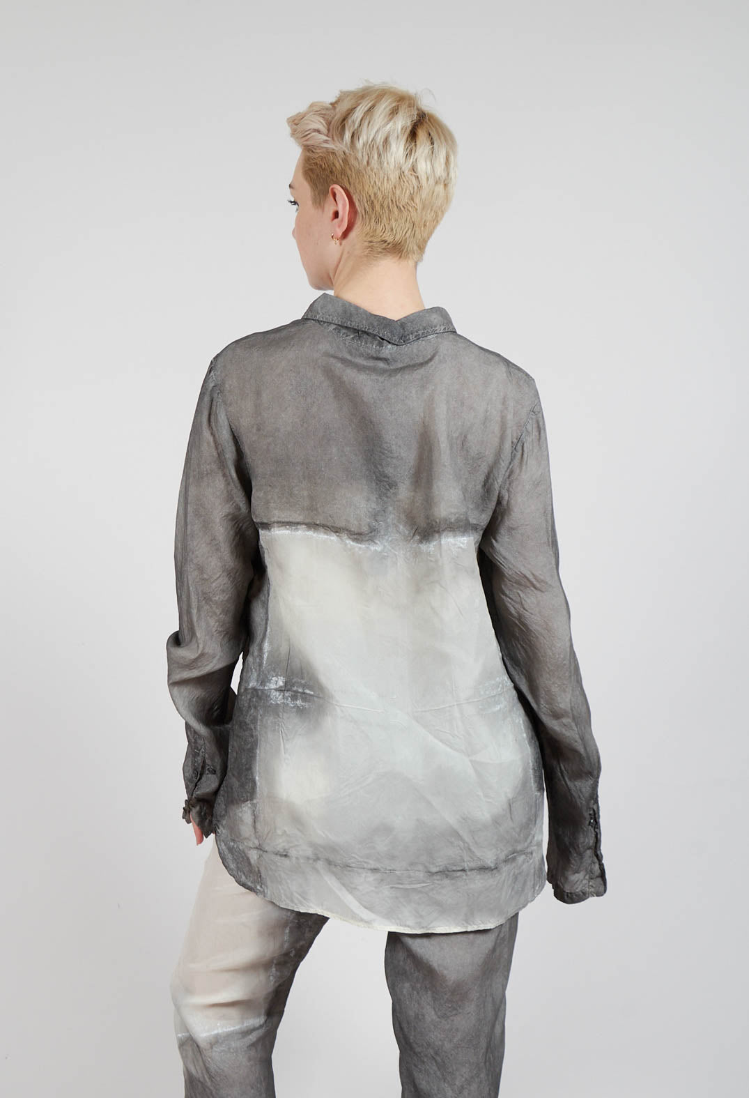 Button Up Shirt in Asteroid Pigment