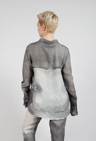 Button Up Shirt in Asteroid Pigment